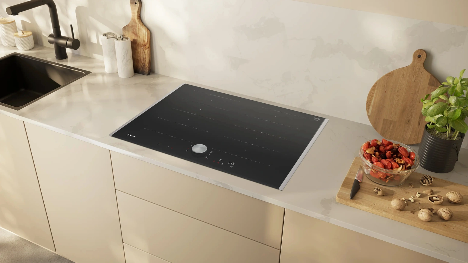 Piano cottura a induzione 70 cm N 90 di NEFF