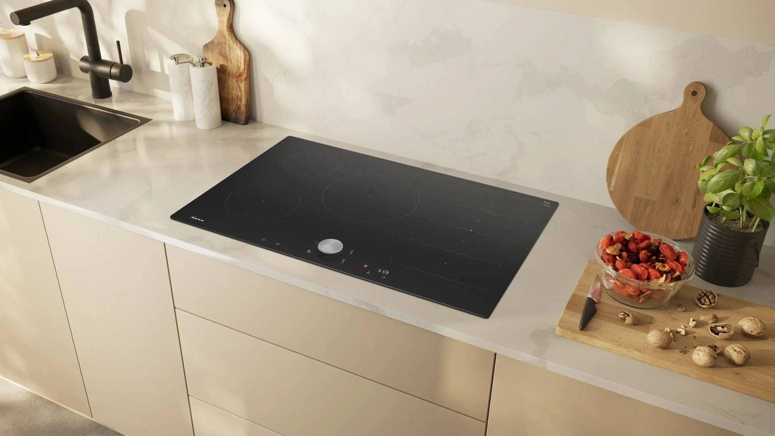 Piano cottura a induzione 80 cm N 90 di NEFF