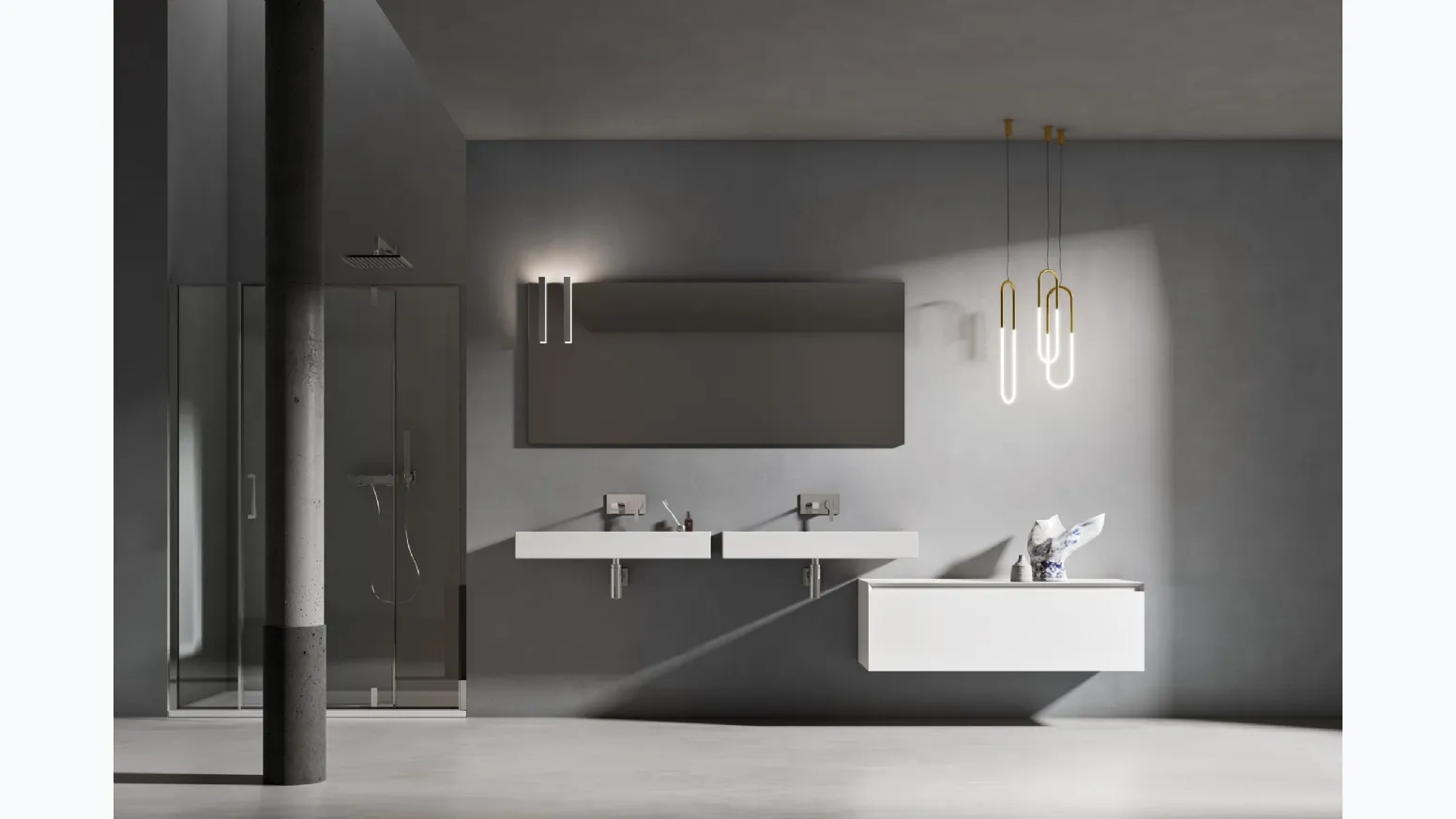 Mobile da Bagno sospeso Dafne 02 di Arcom