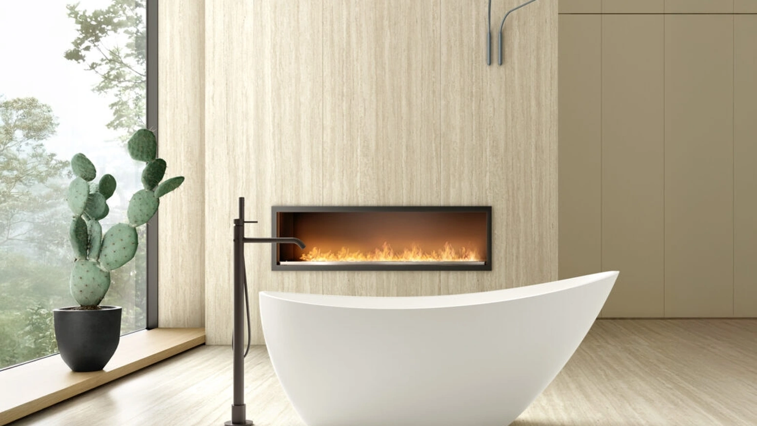 Vasca da bagno freestanding Chloe di Arcom