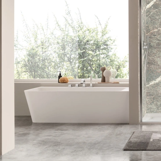 Vasca da bagno ad angolo Eden di Arcom