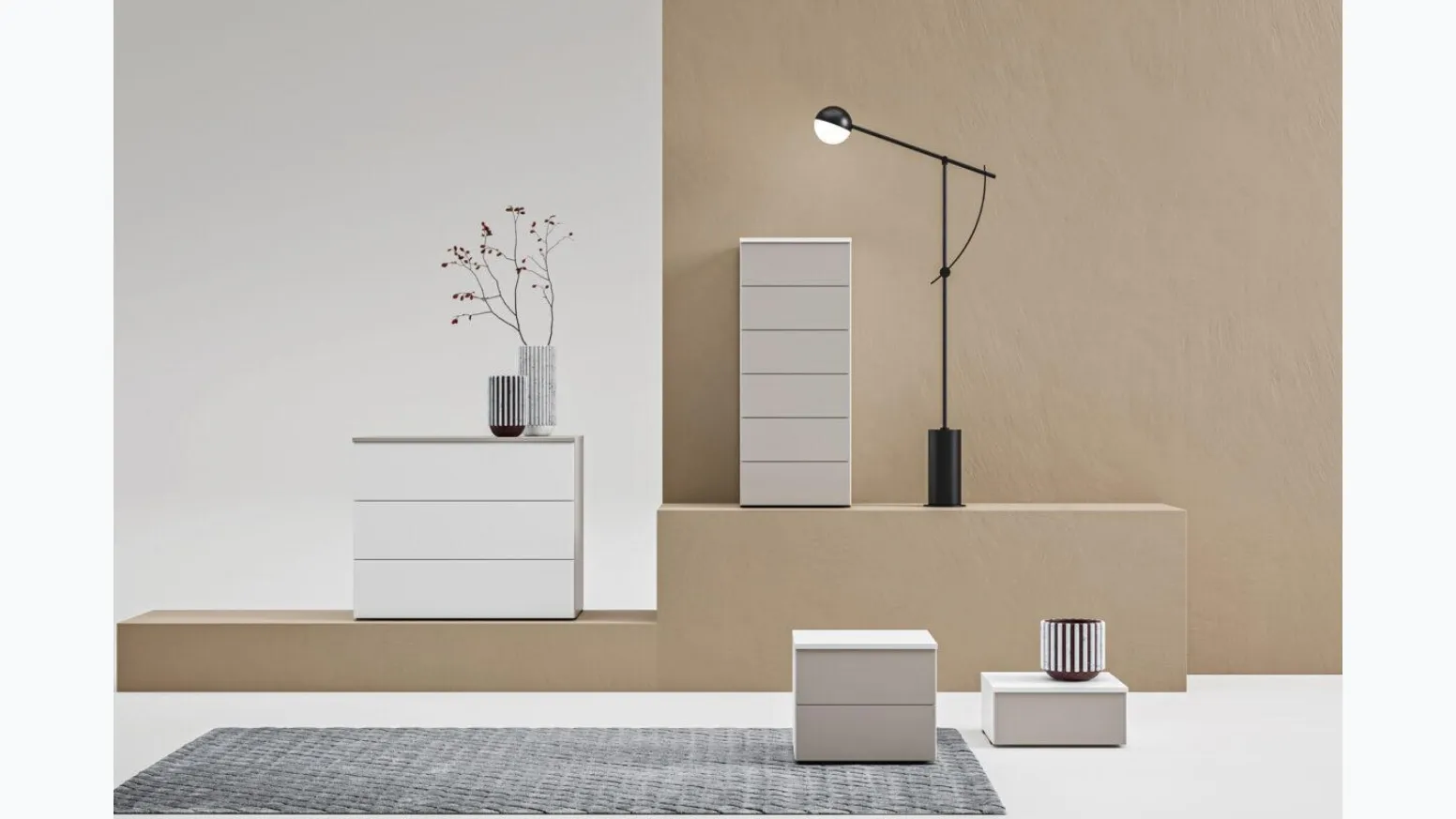 Gruppo Notte moderno Only di Marka Total Living