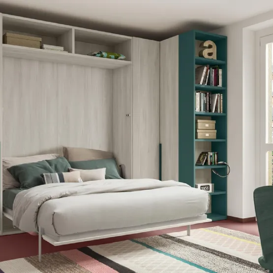 Letto a scomparsa Alì Verticale GL33 di Marka Total Living