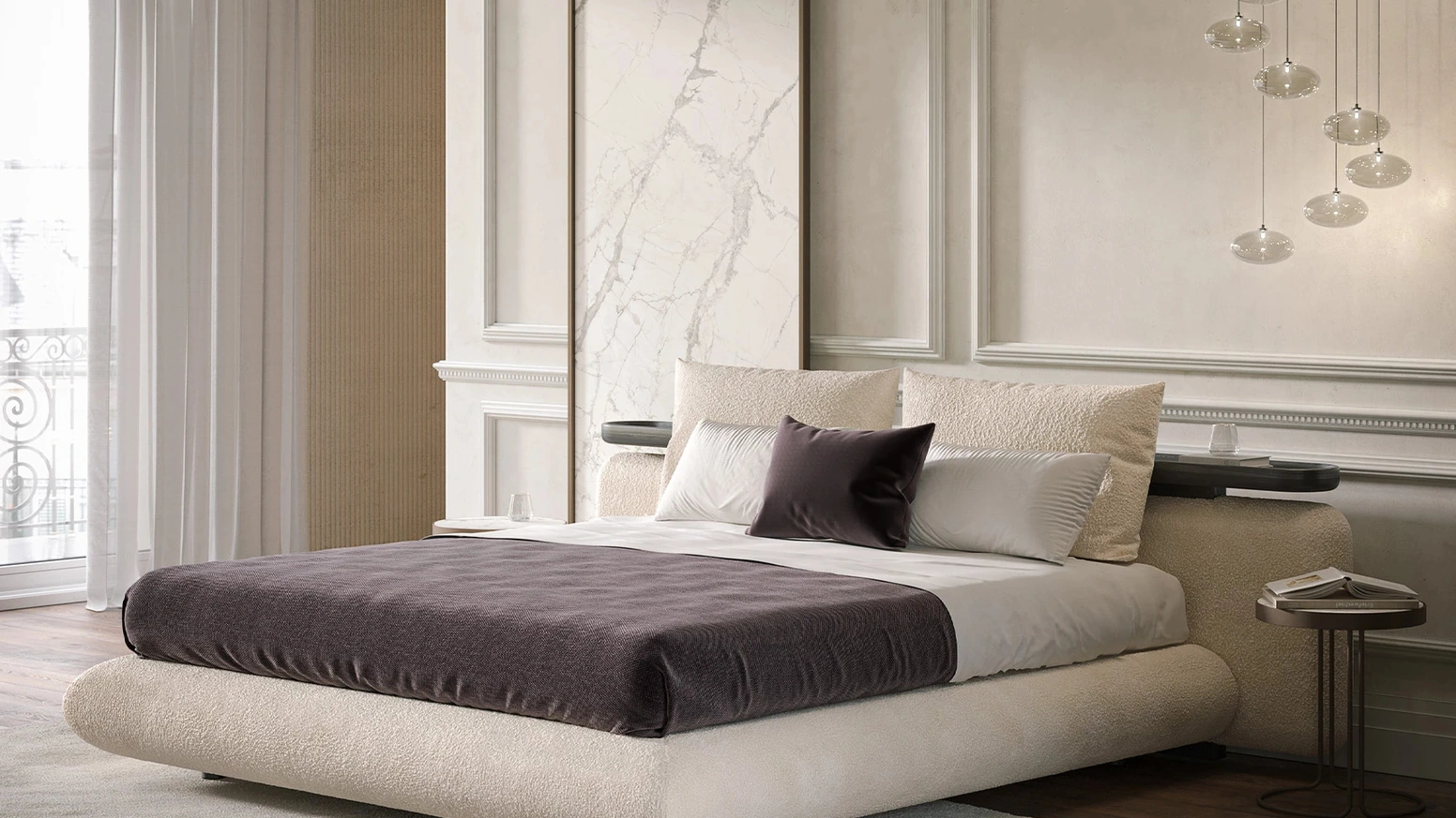 Letto matrimoniale Aliante di Tonin Casa