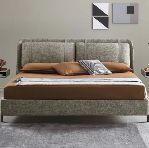 Letto con testiera Nara di Bodema