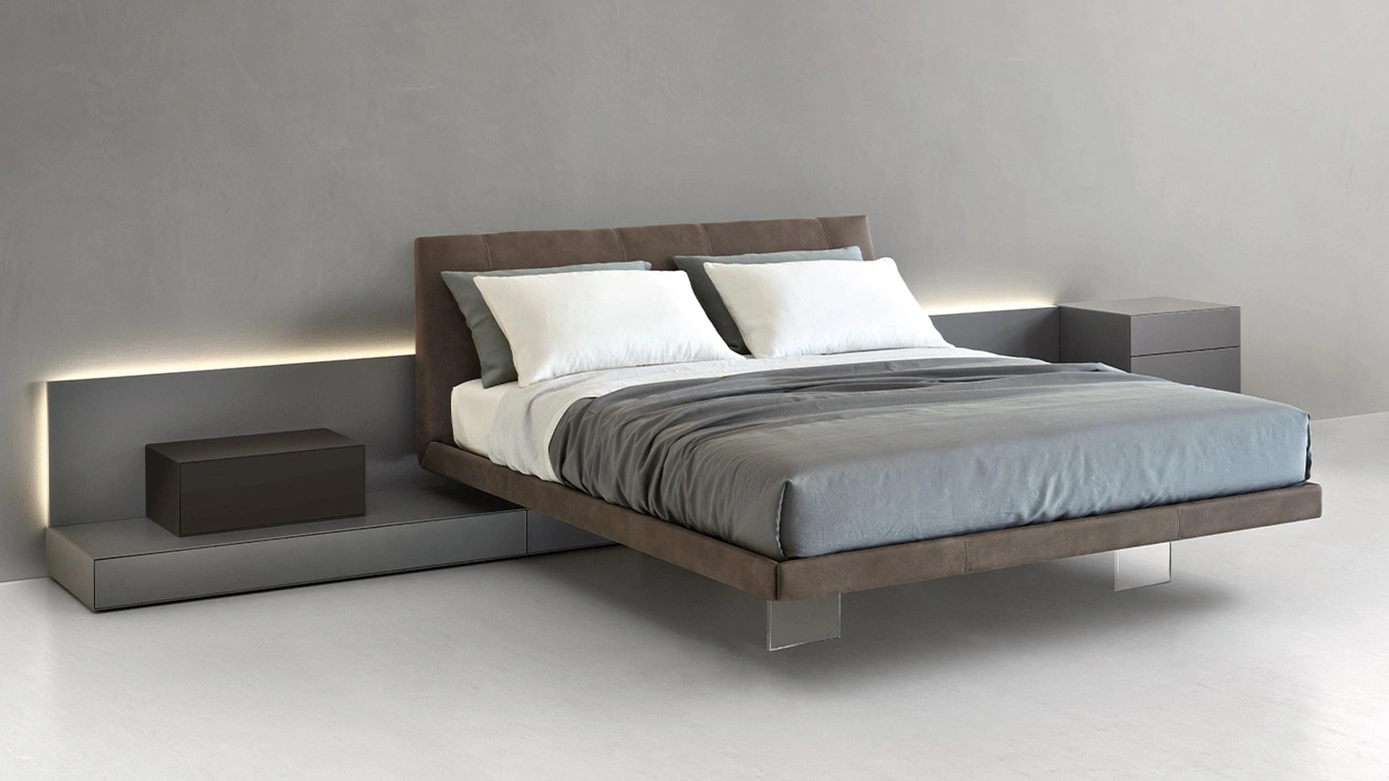 Letto con testiera Diletto di Sangiacomo