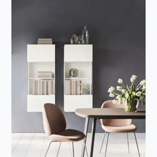 Libreria sospesa Composizione Day M05 di Marka Total Living