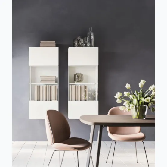 Libreria sospesa Composizione Day M05 di Marka Total Living