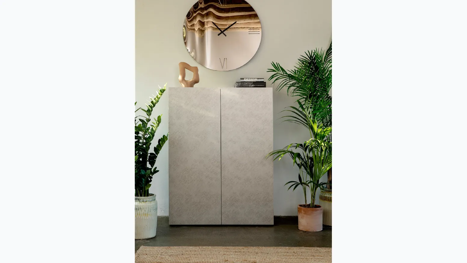 Madia Coated in legno con lavorazione spazzolata di Tonin Casa