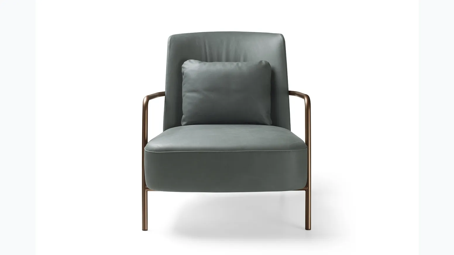 Poltroncina in pelle Ilary di Bodema