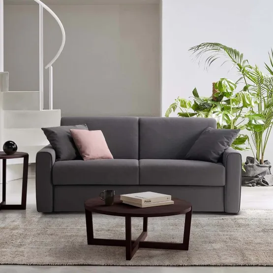 Divano Letto lineare Riva Standard di Rosini Divani