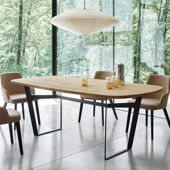 Sedia Eva in ecopelle con Braccioli di Sangiacomo