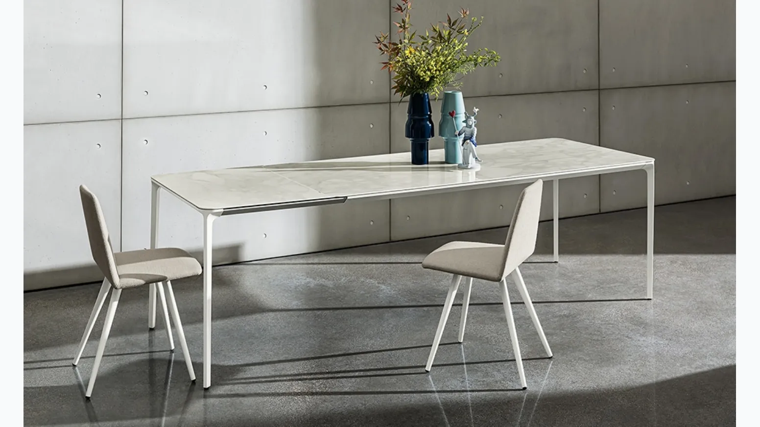 Tavolo Slim estensibile con top in ceramica di Sovet