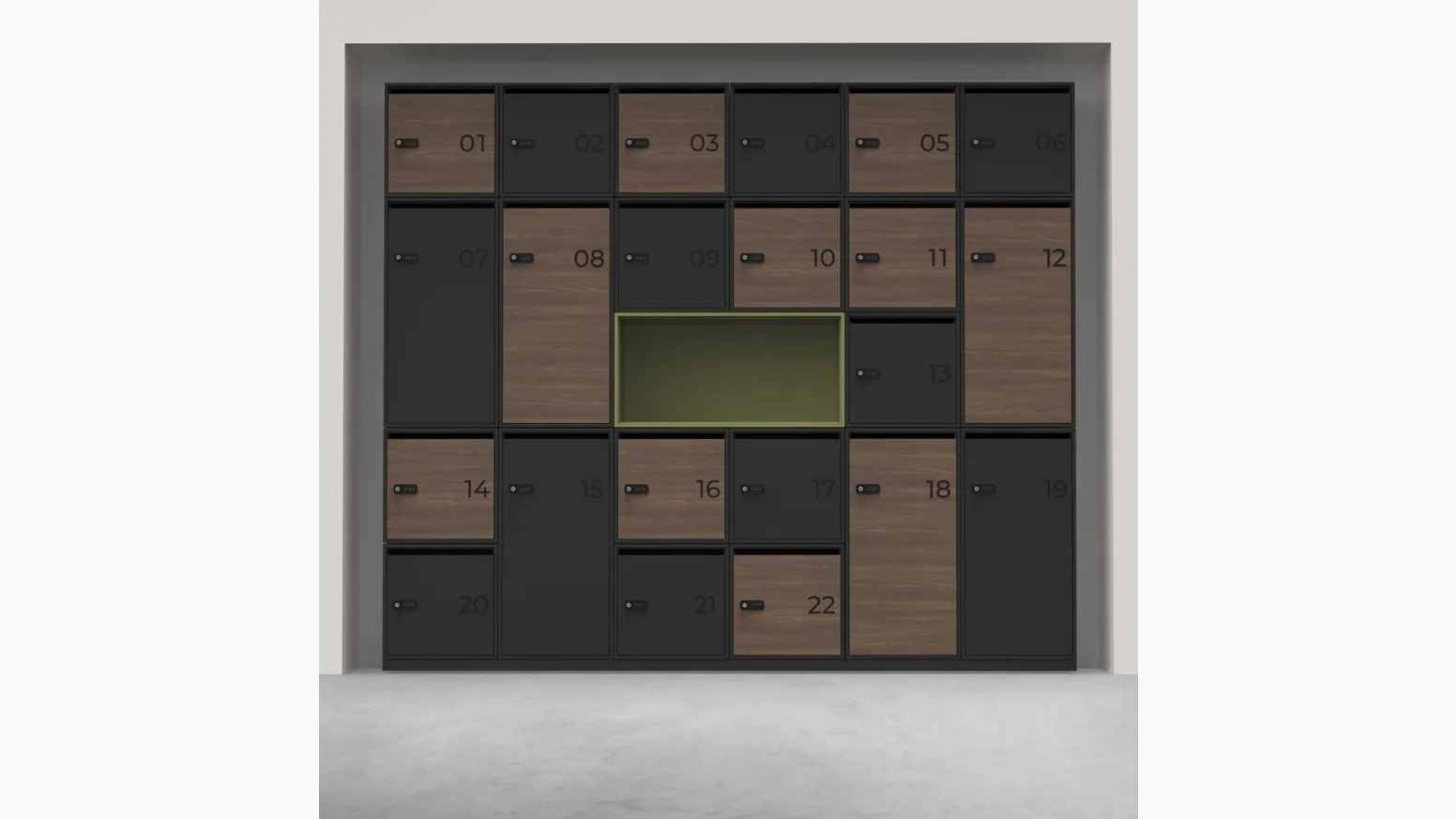 Mobile Ufficio Lockers Ubi 02 di Bralco