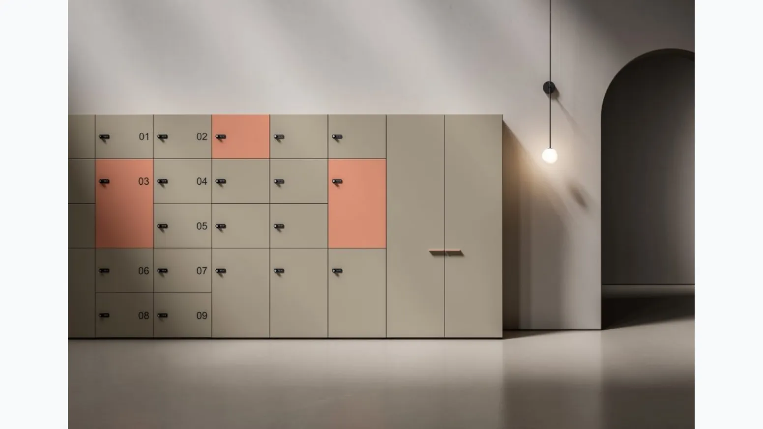 Mobile Ufficio Lockers Aba di Bralco