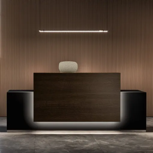 Reception Lux 02 in melaminico di Bralco