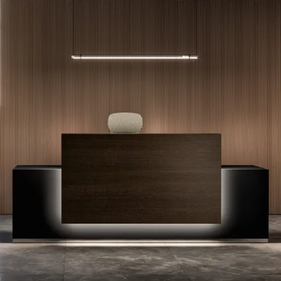 Reception Lux 02 in melaminico di Bralco