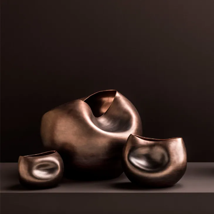 Vaso Malamocco di design in ceramica di Adriani e Rossi