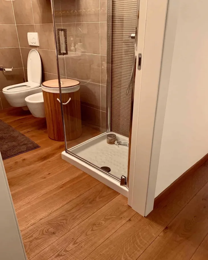 Parquet Sabula in stanza da bagno