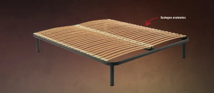 Linea Letto anatomica in metallo Agata di Ideare