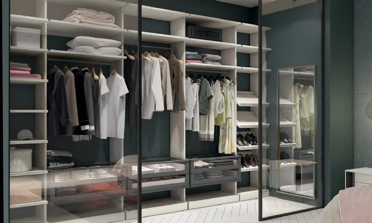 Cabina Armadio Golf Guardaroba Flexo M112 di Colombini Casa