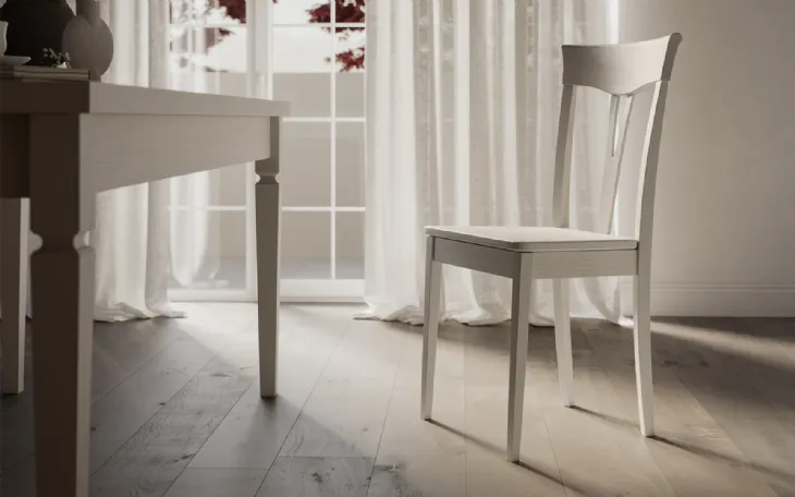 Sedia Rose completamente in legno di Arredo3