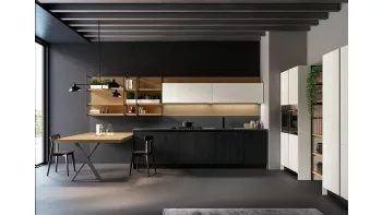 Asia laccato Bianco e Nero