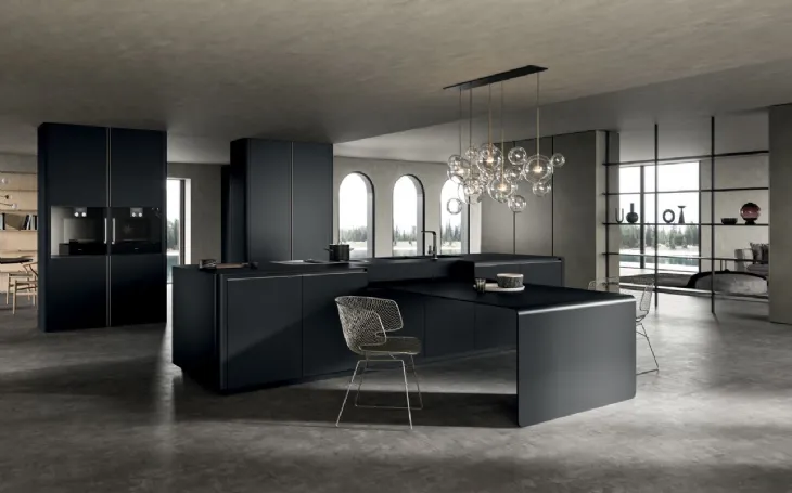 Cucina Moderna in laccato opaco Filo 02 di Dibiesse