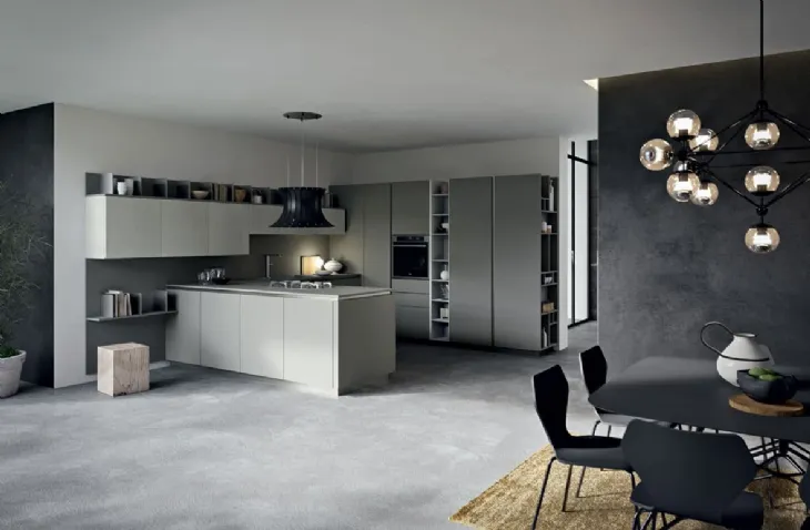 Cucina Moderna angolare Play Lab 01 in laminato di Dibiesse